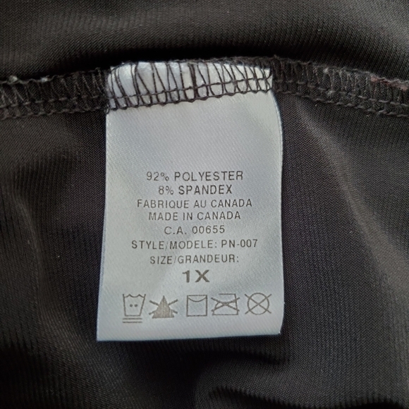 Penningtons V-Neck Trim Wrap Sparkly Dress Size 1X - Picture 11 of 11